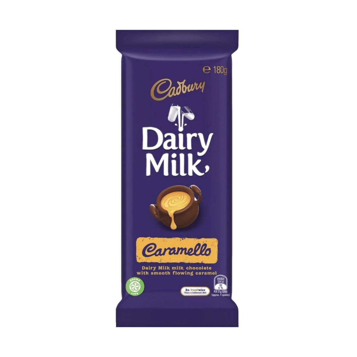 Australian Cadbury Dairy Milk Caramello 180g RRP £5.99 CLEARANCE XL £4.50